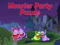 Leikur Monster Party Puzzl á netinu