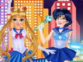 Leikur Sailor Moon Cosplay Show á netinu