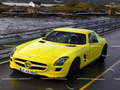 Leikur Pússl Mercedes-Benz SLS E-Cell á netinu