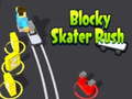 Leikur Blocky Skater Rush á netinu