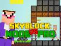 Leikur Núb gegn Pro Skyblock á netinu