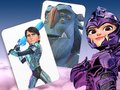 Leikur Trollhunters Rise of The Titans Card Match á netinu