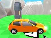 Leikur Obby: Þjálfun með bíl á netinu