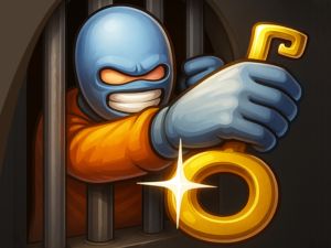 Leikur Eitt stig Stickman Jailbreak á netinu