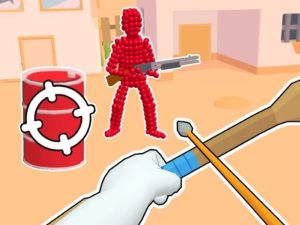 Leikur Stickman Archer: Skot örvar á Reds á netinu