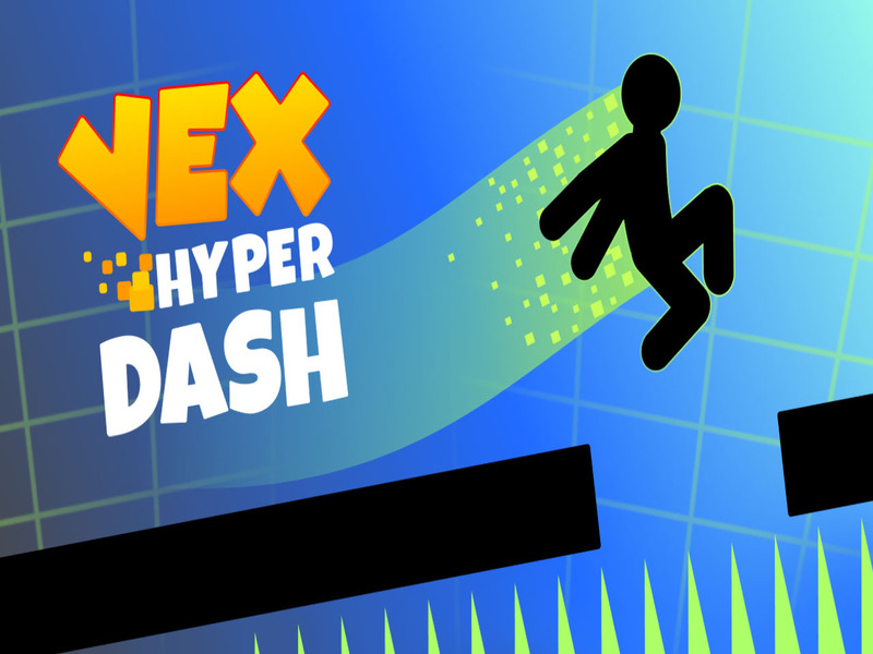Leikur Vex Hyper Dash á netinu