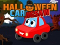 Leikur Halloween Bíll Jigsaw á netinu