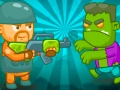Leikur Zombie vörn á netinu