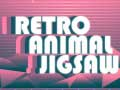 Leikur Retro Dýrapuzzle á netinu