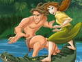 Leikur Tarzan pusluleikjan á netinu