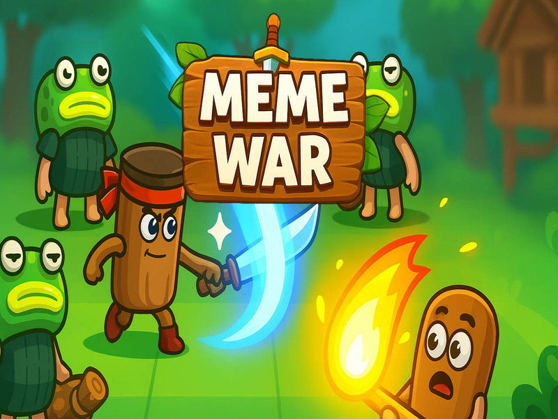 Leikur Meme stríð á netinu