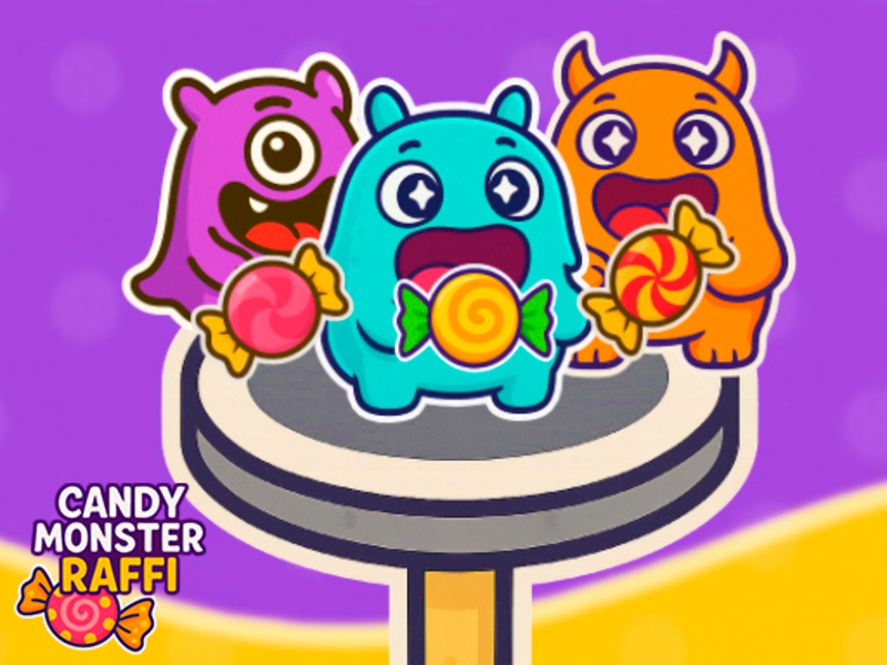 Leikur Candy Monster Raffi á netinu