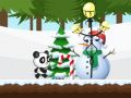 Leikur Jóla Panda Hlaup á netinu