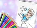 Leikur Ótrúlegur prinsessu litabók á netinu