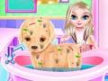 Leikur Baby Elsa Hundi Aðgerð á netinu