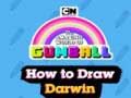 Leikur Dásamlegur heimur Gumball: Hvernig á að teikna Darwin á netinu