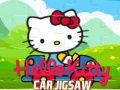 Leikur Hello Kitty Bíll Púsla á netinu