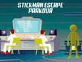Leikur Stickman Flóttaleikur: Parkour á netinu