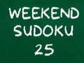 Leikur Helgar Sudoku 25 á netinu