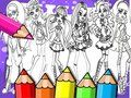 Leikur Monster High Litasíubók á netinu