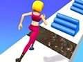 Leikur Stelpa Hleypur Fegurð 3D á netinu