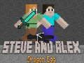 Leikur Steve og Alex: Drekaký á netinu