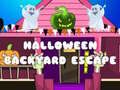 Leikur Halloween Backyard Escape  á netinu
