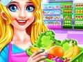 Leikur Hreinsun á Supermarket Stúlku á netinu