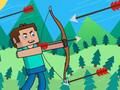 Leikur Noob Bogmaður Monster Attack á netinu