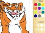 Leikur Tiger litarbók á netinu