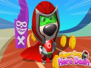 Leikur Super Dog Hero Dash á netinu