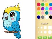 Leikur Kawaii dýra litarbók á netinu