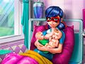 Leikur Dotted Girl Tvíburafæðing á netinu Leikur Dotted Girl Tvíburafæðing á netinu