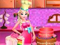Leikur Prinsessu brúðkaup cake á netinu