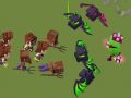Leikur Blocky Fantasí Stríðs Simulator á netinu