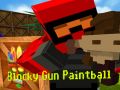 Leikur Blocky Byssan Paintball á netinu