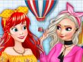Leikur Fashion prinsessur og balloon hátíð á netinu