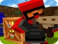 Leikur Blocky Byssu Paintball 2 á netinu