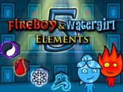 Leikur Eldstrákur og Vatnsgyðja 5: Element á netinu