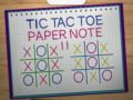 Leikur Tic Tac Toe Pappír Athugasemd 2 á netinu