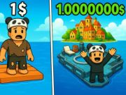 Leikur Roblox: Raft Tycoon á netinu