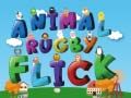 Leikur Dýrin Rugby Flick á netinu Leikur Dýrin Rugby Flick á netinu