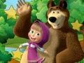 Leikur Lítil Stúlka Og Bear: Fali Stjörnur á netinu