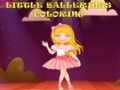 Leikur Litlar Ballettanir Lita á netinu