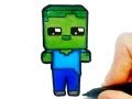 Leikur Auðvelt litun fyrir börn Mineblox á netinu Leikur Auðvelt litun fyrir börn Mineblox á netinu