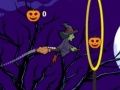 Leikur Fljúgandi norn Halloween á netinu