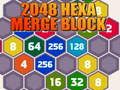 Leikur 2048 Hexa Samruni Bloch á netinu