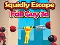 Leikur Flóttinn Squid: Fall Guy 3D á netinu