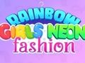 Leikur Regnbogastelpur Neon Fashion á netinu