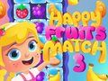 Leikur Hamingjusöm Ávextir Match3 á netinu